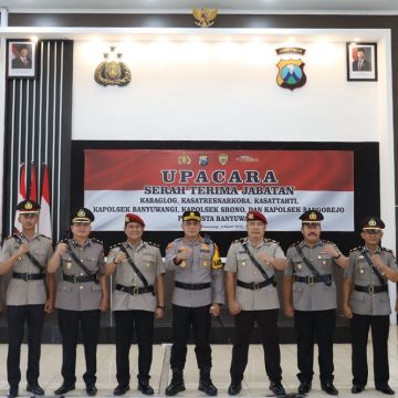 Gelar Sertijab, Kapolresta Banyuwangi Anggap Ini Hal Biasa Untuk Penyegaran