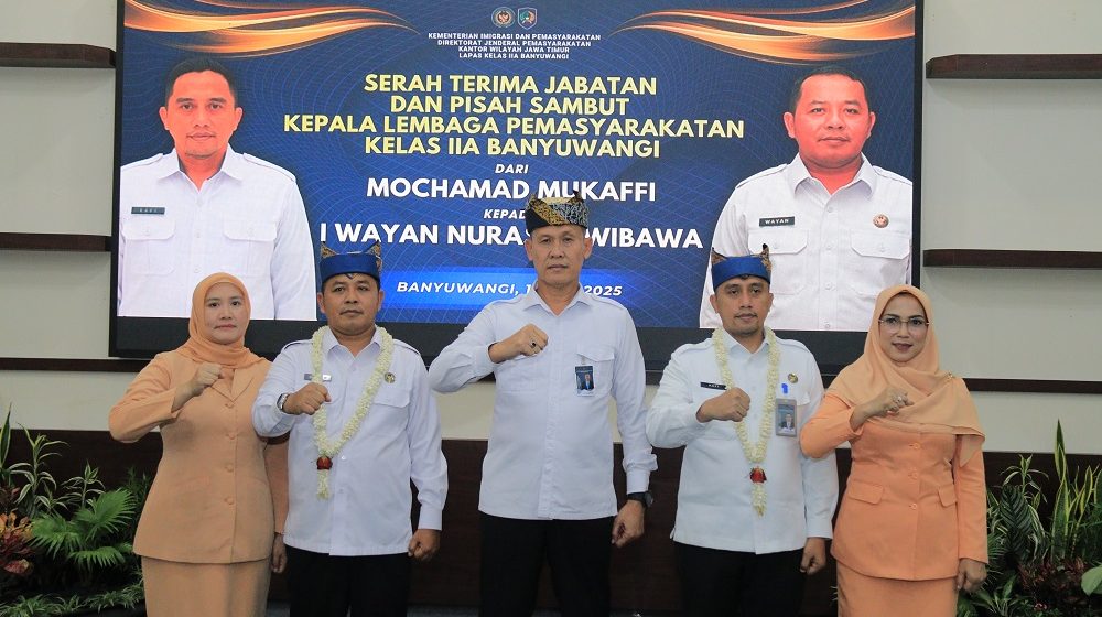 Mutasi Kalapas Banyuwangi, Mochamad Mukaffi Bertugas ke Maluku Utara