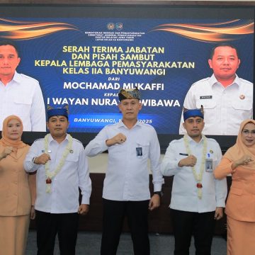 2025-05-19-lapas Mutasi Kalapas Banyuwangi, Mochamad Mukaffi Bertugas ke Maluku Utara