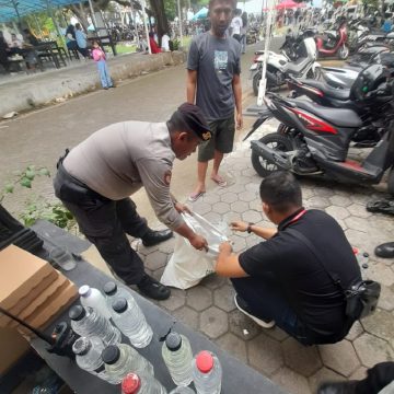 Penjual Miras di Acara Kopdar Dapat Sangsi Tipiring