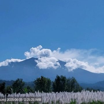 2025-06-05-raung Gunung Raung Erupsi, Kolom Abu Setinggi 600 Meter