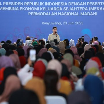 Lihat Produk UMKM Banyuwangi, Wapres Gibran Apresiasi Kredit Macet Terendah