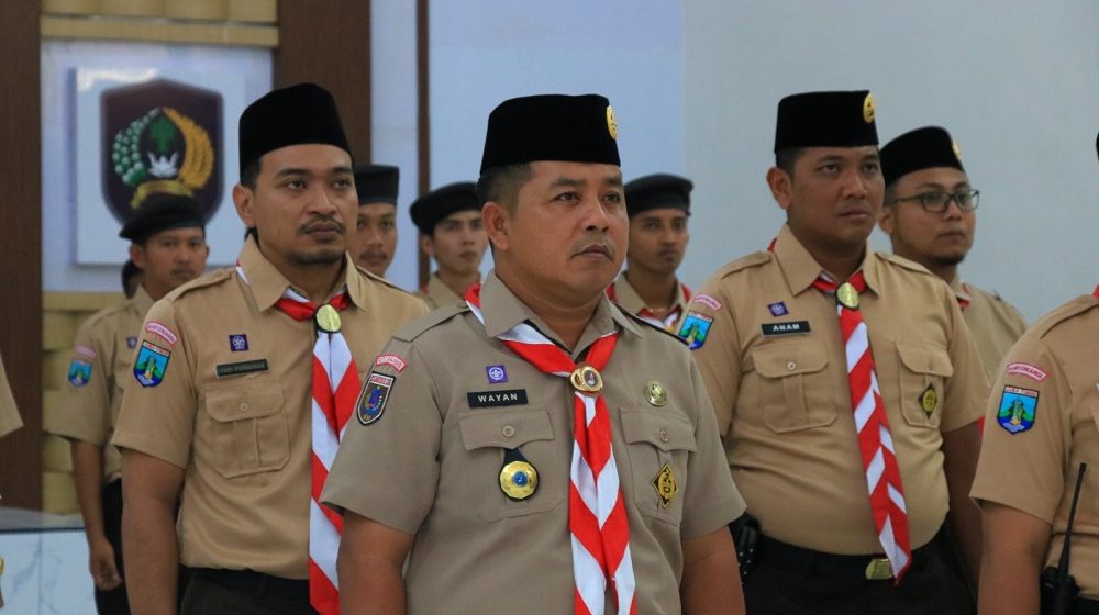 Warga Binaan Lapas Banyuwangi Ikuti Rangkaian Pembukaan Perkemahan Satya Dharma Bhakti Pemasyarakatan