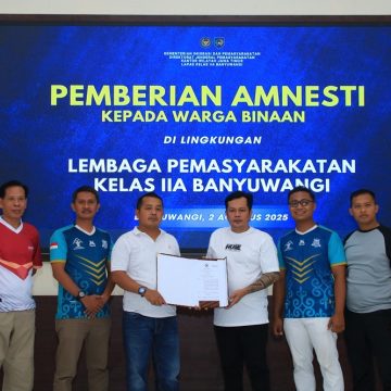 2025-08-04-lapas Warga Binaan Lapas Banyuwangi Terima Amnesti Presiden RI