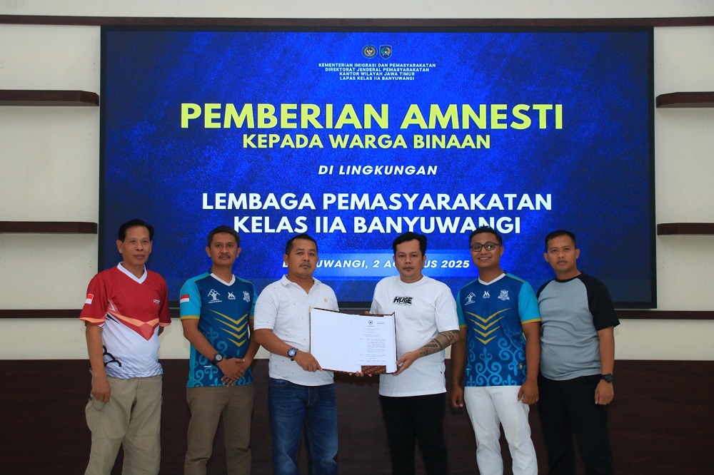 2025-08-04-lapas Warga Binaan Lapas Banyuwangi Terima Amnesti Presiden RI