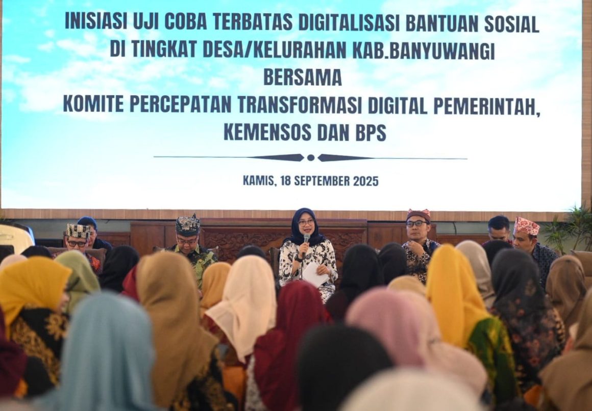 Jadi Percontohan Digitalisasi Bansos Nasional, Banyuwangi Mulai Lakukan Uji Coba