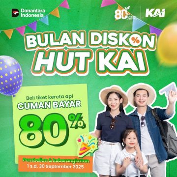 HUT ke-80, KAI Hadirkan Tarif Promo Cukup Bayar 80% untuk Sejumlah KA di Daop 9 Jember