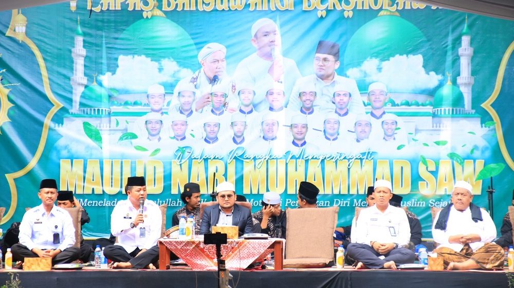 Gelar Peringatan Maulid Nabi Muhammad SAW, Warga Binaan Lapas Banyuwangi Diajak Teladani Akhlak Rasulullah