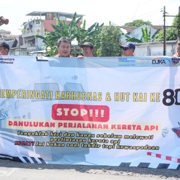 Tekan Angka Kecelakaan, KAI Daop 9 Jember Ajak Stakeholder Sosialisasi Keselamatan di Perlintasan Sebidang