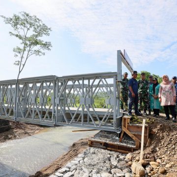 Jembatan Sungai Lembu Rampung Pengerjaannya, Aktivitas Warga di Tiga Desa Pesanggaran Banyuwangi Kembali Normal