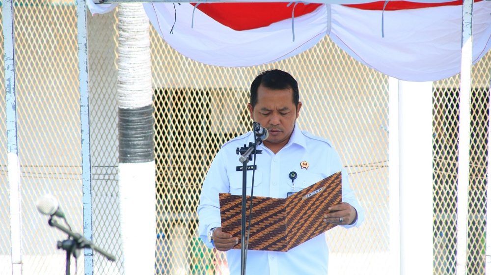 Warga Binaan Lapas Banyuwangi Ikuti Upacara Hari Kesaktian Pancasila, Ini Pesan Kalapas