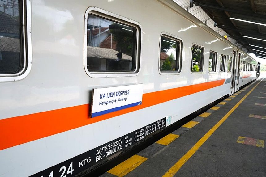 Dukung Ekonomi dan Pariwisata, KA Ijen Ekspres Catat Lebih dari 71 Ribu Penumpang