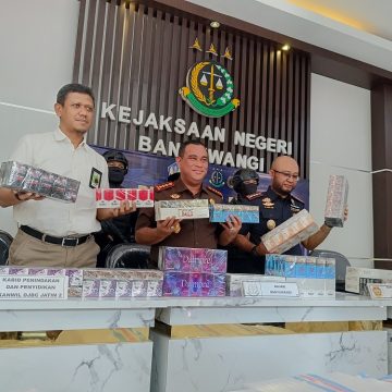 Residivis Peredaran Rokok Ilegal Kembali Diamankan Bea Cukai Banyuwangi