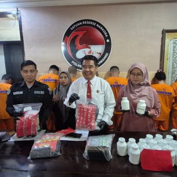 Peringatan Sumpah Pemuda, Polresta Banyuwangi Gulung 25 Tersangka dari Ungkap 22 Kasus Narkoba