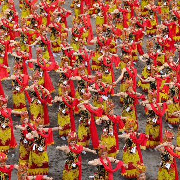 Takjub Gelaran Gandrung Sewu Banyuwangi Tahun ke 13, Kemenpar: Bukti Konsistenteni Menjunjung Kearifan Lokal