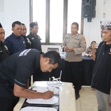 Satukan Ikrar Jaga Kamtibmas, Polresta Banyuwangi Kumpulkan Perguruan Silat