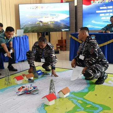 Lanal Banyuwangi Gelar Latihan Pengamanan Obvitnas Kabel Laut Jawa-Bali