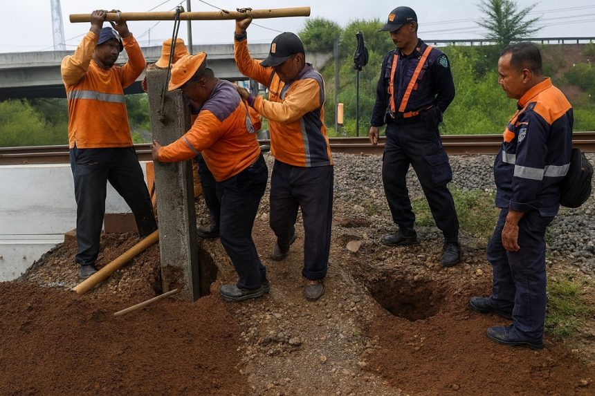 Tegakkan Aturan dan Keselamatan, KAI Daop 9 Jember Tutup 13 Perlintasan Liar Sepanjang 2025