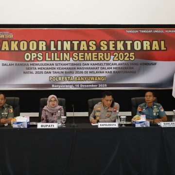 Diprediksi Jadi Jujugan Libur Nataru 2026, Banyuwangi Gelar Rakor Pengamanan Lintas Sektor