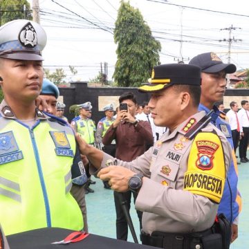 Polresta Banyuwangi Gelar Apel Kesiapan Operasi Lilin Semeru 2025
