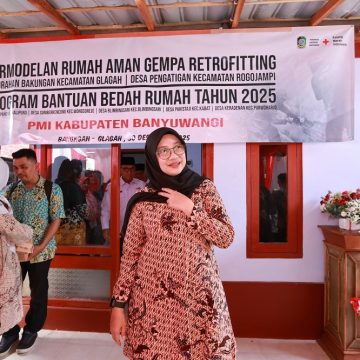 Pemkab Banyuwangi dan PMI Kolaborasi Bedah Rumah dengan Metode Tahan Gempa 
