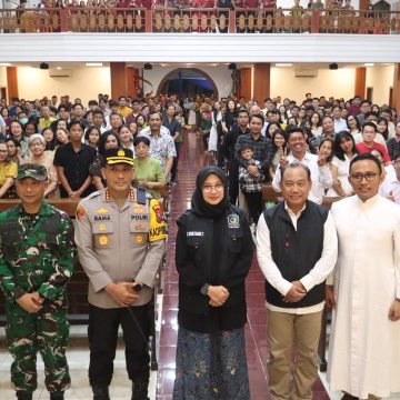 Pastikan Ibadah Malam Natal Aman, Forkopimda Banyuwangi Patroli dan Tinjau Gereja