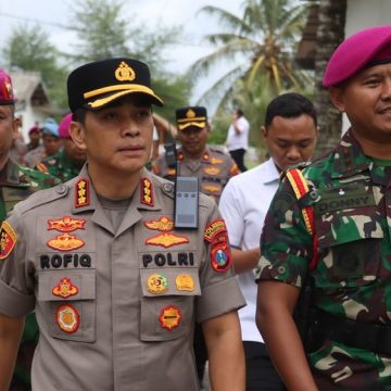 Perkuat Sinergi TNI–Polri, Kapolresta Banyuwangi Kunjungi Puslatpurmar 7 Lampon