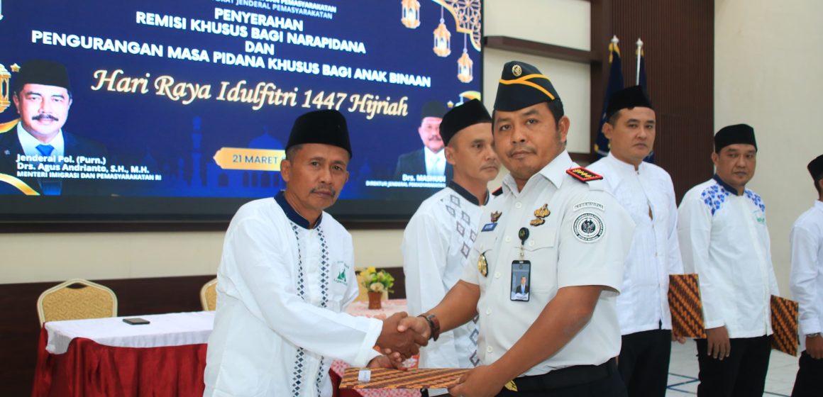 455 Warga Binaan Lapas Banyuwangi Terima Remisi Idul Fitri, 3 Orang Langsung Bebas