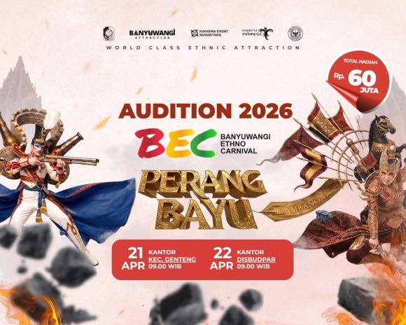 Audisi Banyuwangi Ethno Carnival 2026 Dibuka, Catat Lokasi dan Jadwal Seleksinya!