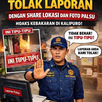 Laporan Palsu Kembali Terjadi, Damkar Banyuwangi Perketat Verifikasi