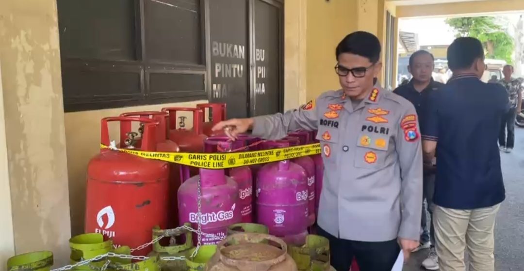 Tangkap 4 Pelaku Penyuntikan LPG Bersubsidi, Polisi Sita Ratusan Tabung LPG Berbagai Ukuran