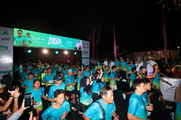 Ansor Night Fun Run, Ratusan Pelari Susuri Jejak Sejarah Berdirinya Ansor Banyuwangi 