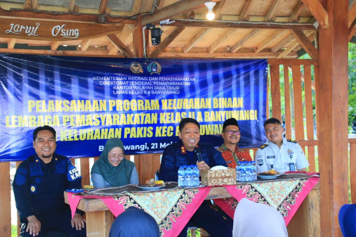 IMG-20260521-WA0018 Lapas Banyuwangi Resmikan Kelurahan Pakis Jadi Wilayah Binaan, Hadirkan Cek Kesehatan Gratis hingga Bansos