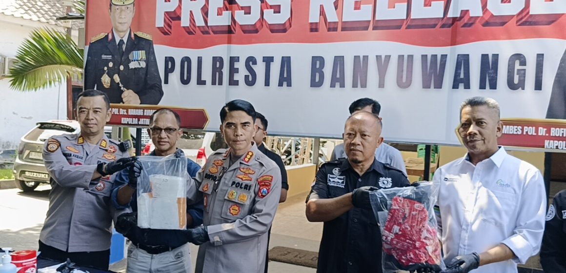Polisi Banyuwangi Sergap Jaringan Narkoba di Pelabuhan Ketapang, 2 Kilogram Sabu Jadi Barang Bukti