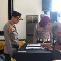 Tiga Pejabat di Jajaran Polresta Banyuwangi Jalani Serah Terima Jabatan
