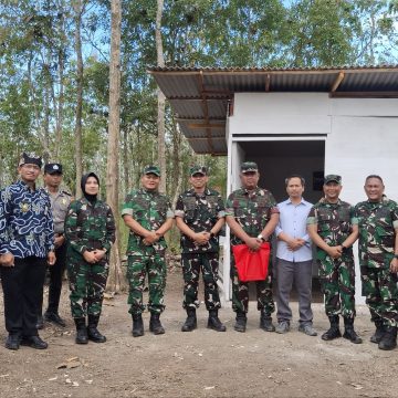 Dandim 0825/Banyuwangi Dampingi Tim Pengawas Kemhan Tinjau Pembangunan Batalyon TP di Purwoharjo