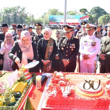 Kejutan Manis Warnai HUT Bhayangkara ke-80 di Banyuwangi, Kasdim 0825 Hadir Perkuat Sinergi TNI-Polri