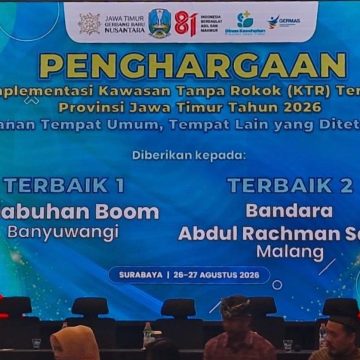 1001032097 Banyuwangi Raih Dua Penghargaan Implementasi Kawasan Tanpa Rokok Jawa Timur 2026