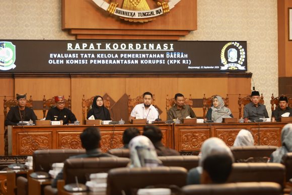 1001041409 Gelar Rakor, KPK Sebut Banyuwangi Paling Cepat Tindak Lanjuti Rekomendasi