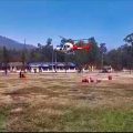 Helikopter Water Bombing Tiba di Ijen, Pemadaman Karhutla Dilakukan dari Udara