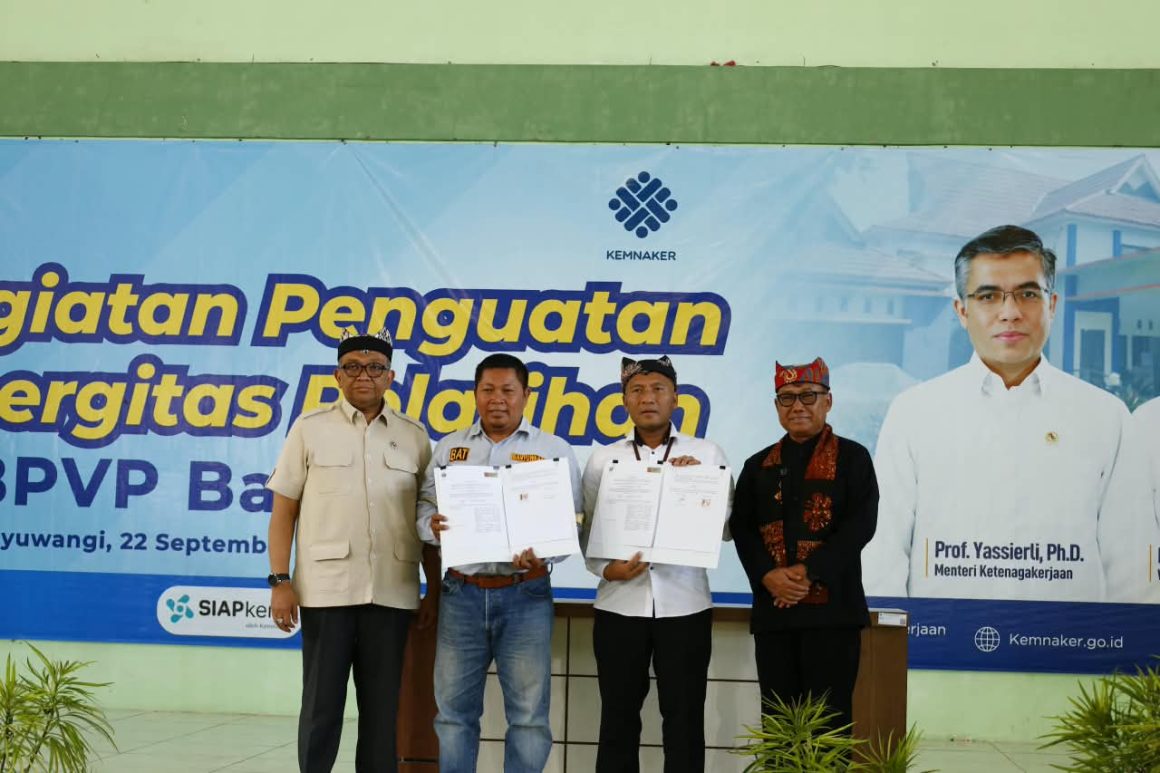 Buka Pelatihan Vokasi di Banyuwangi, Wamenaker Pacu Anak Muda Raih Peluang Magang di Jepang