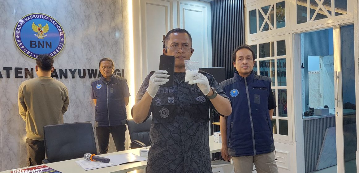 BNNK Banyuwangi Ungkap Peredaran Sabu di Muncar, 72 Paket Seberat 22,37 Gram Diamankan