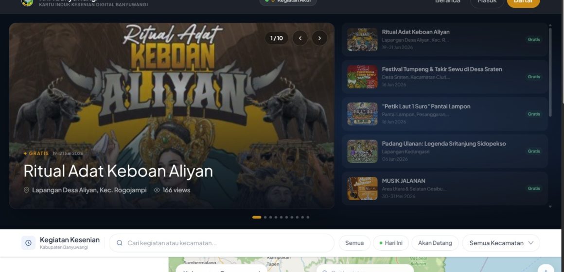 IMG-20260909-WA0016 Dorong Digitalisasi Ekosistem Seni dan Budaya, Kartu Induk Kesenian Banyuwangi Bertransformasi Menjadi KITA Banyuwangi