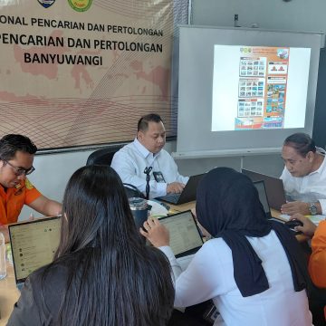 Kantor SAR Banyuwangi Terima Tim Audit Keselamatan Navigasi Penerbangan