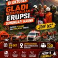 Warga Lereng Raung Banyuwangi Dievakuasi, Ada yang Ditandu dalam Simulasi Erupsi